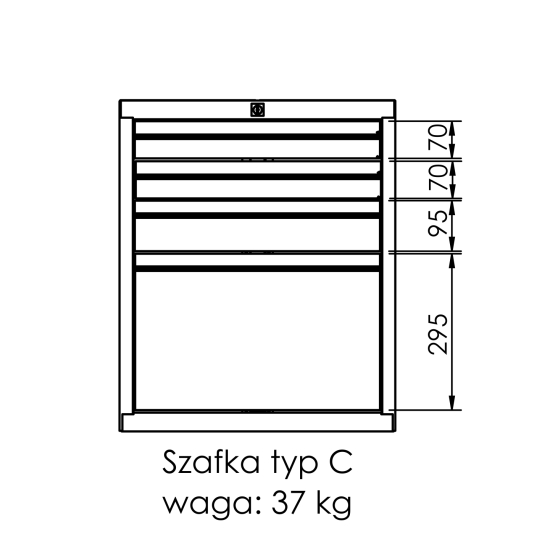 Stół warsztatowy Carbon CSW 17 CCC